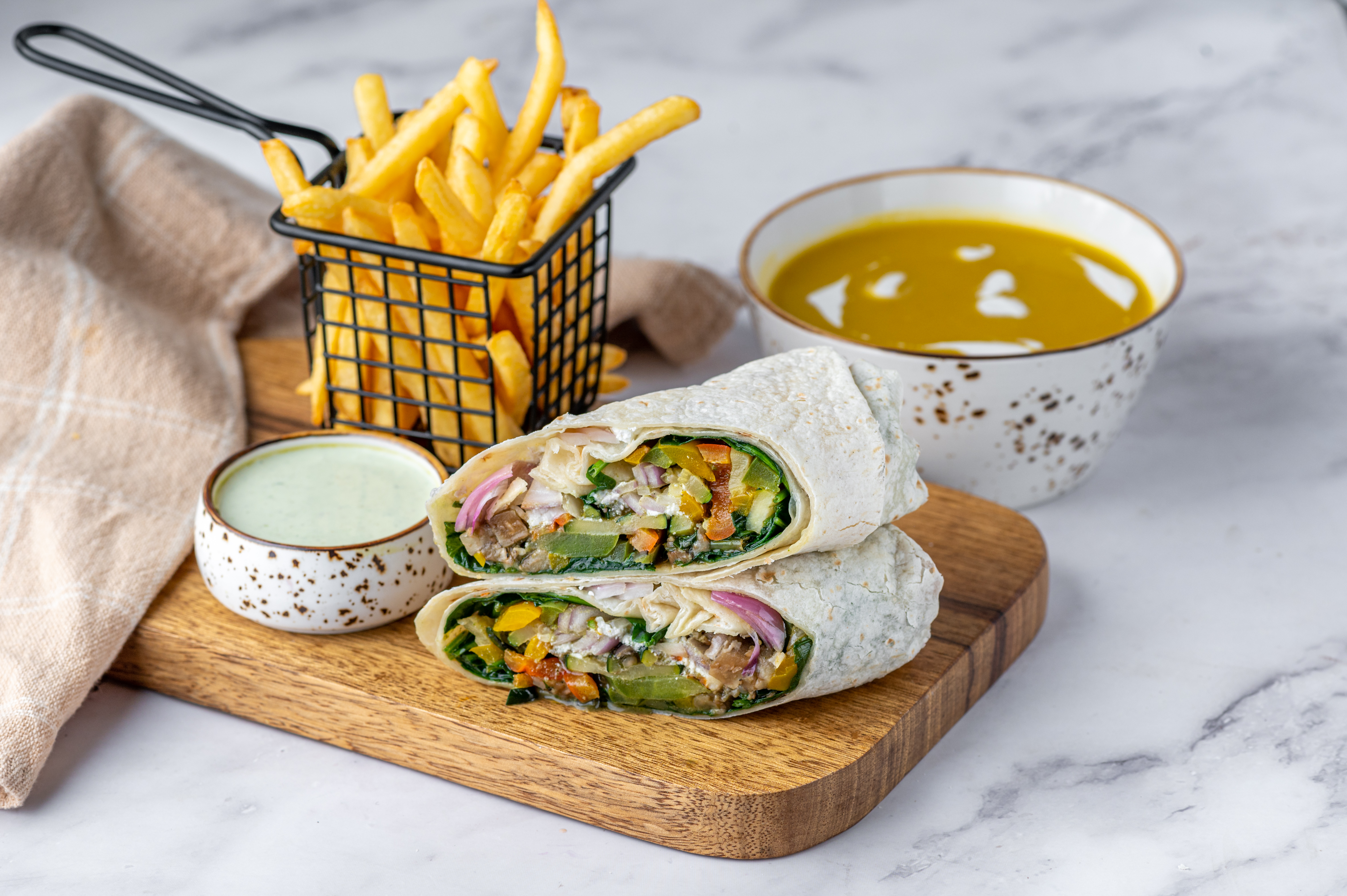 Wrap with Soup